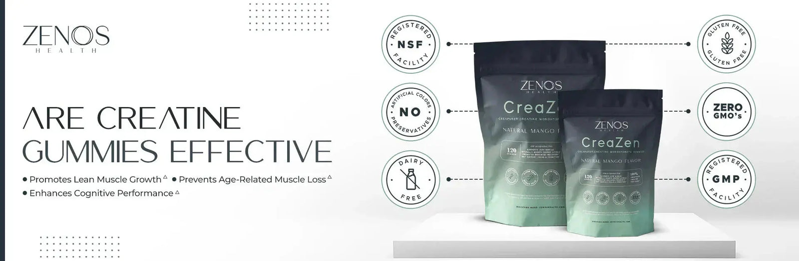 Are Creatine Gummies Effective? Benefits, Side Effects, and How They Work. Zenos Health