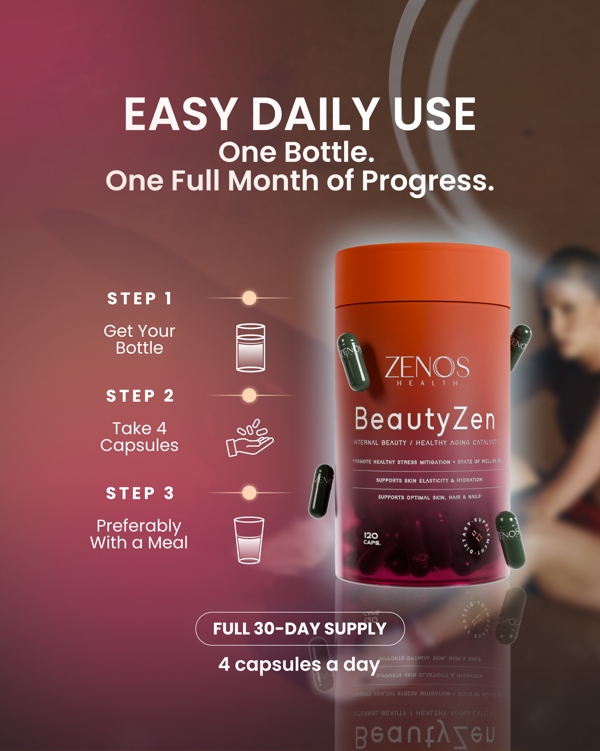 BeautyZen Hair Skin and Nails Supplement | Keratin & Anti-Aging