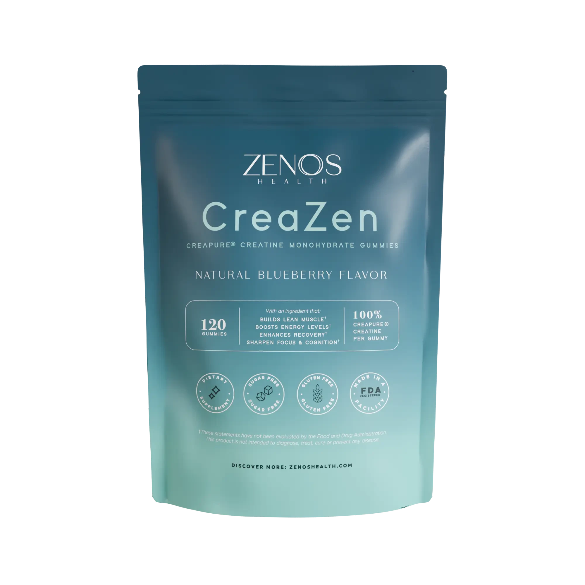 CreaZen Creatine Gummies 5000mg | CreaPure® Creatine Monohydrate